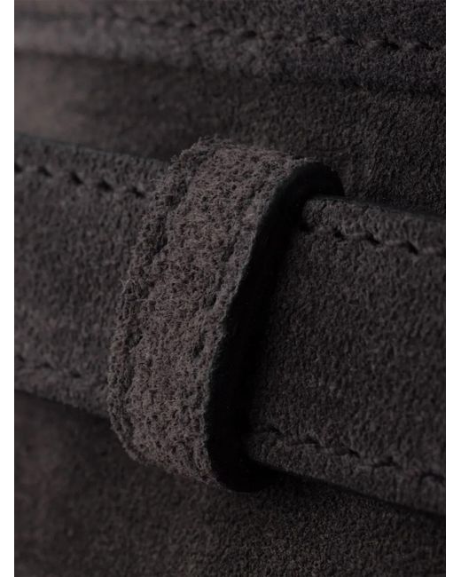 Prada Black Bonnie Suede Shoulder Bag for men