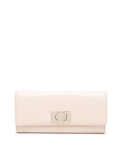 Furla Natural Twist-Lock Continental Wallet