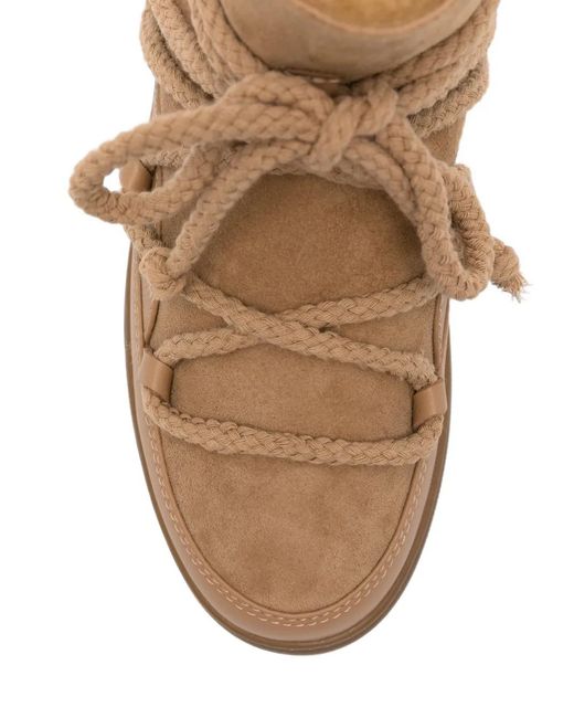 Inuikii Brown Classic Lace-Up Suede Boots