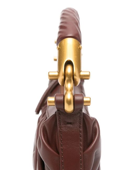 Balmain Brown Mini Ébène Tote Bag