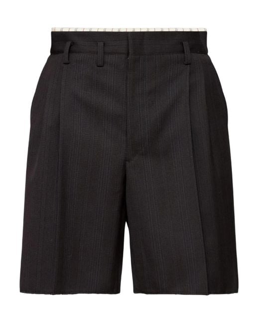 メンズ Maison Margiela テーラードショーツ Black
