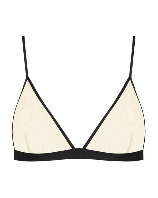 Maison Close トライアングルメッシュ ブラ Natural