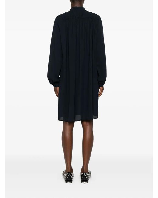 Marc O' Polo Blue Pleated Shirt Dress