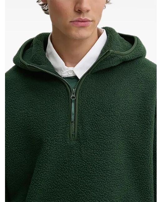 Levi's Green Half-Zip Hoodie for men