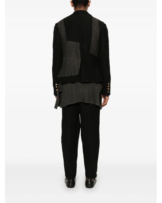 CHIAHUNG SU Jack Met Patchwork in het Black voor heren