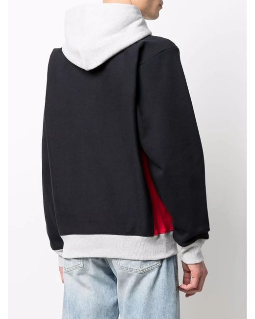 Champion Black Logo Print Hoodie for men