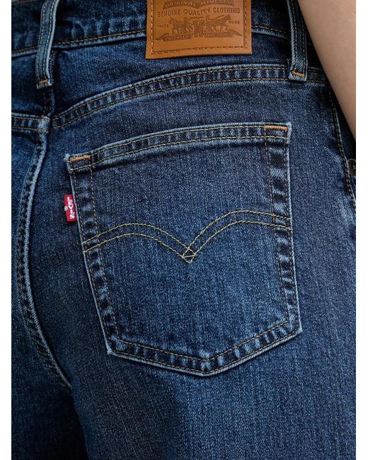 Levi's Blue 728 Patch-Pocket Jeans