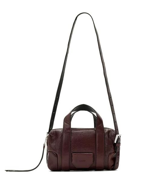 AllSaints Brown Sac Cabas Ares Zippé