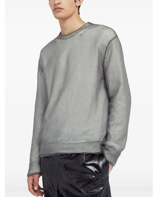 Maglione Con Design A Strati di Jil Sander in Gray da Uomo