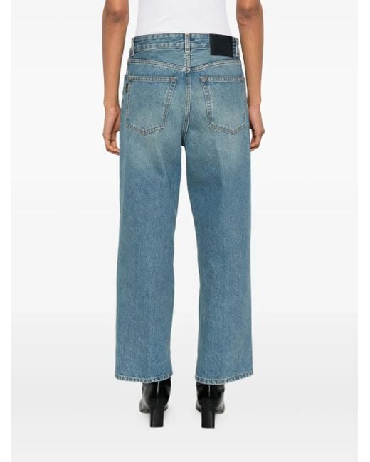 Haikure Blue Cotton Jeans
