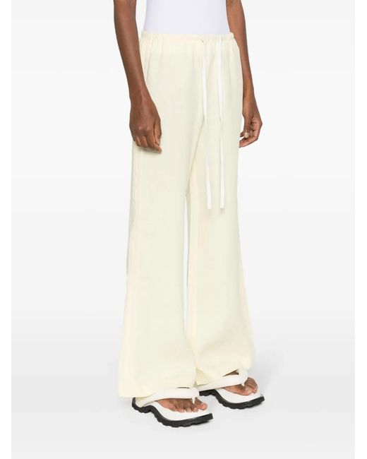 Forte_forte Yellow Elasticated Trousers