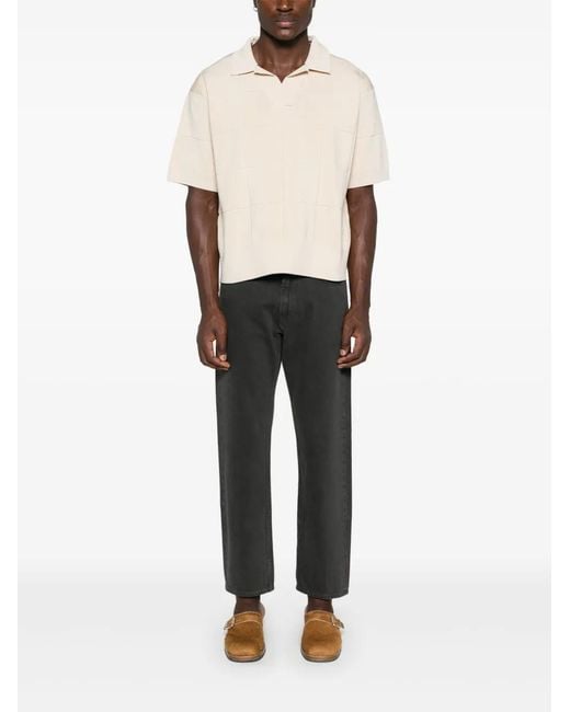 Theory Black Patch-Detail Jeans for men