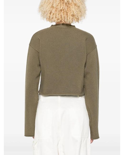 Maglione Crop Metsu di Sofie D'Hoore in Green
