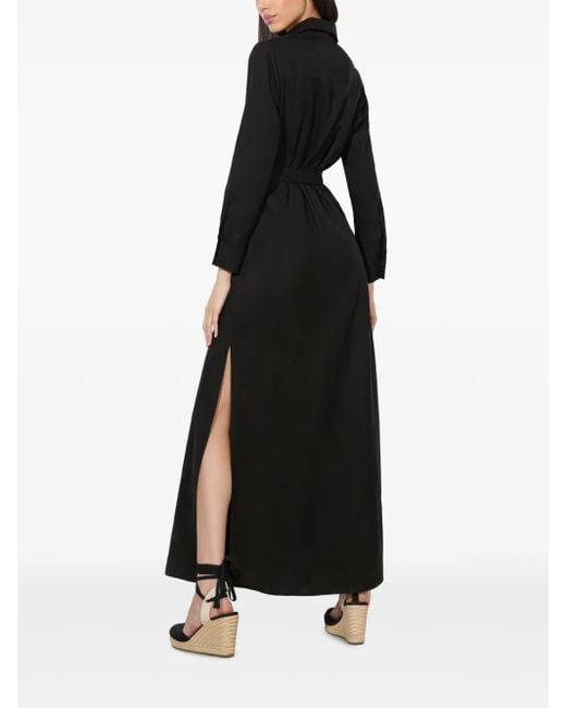 Alice + Olivia Black Chassidy Midi Dress