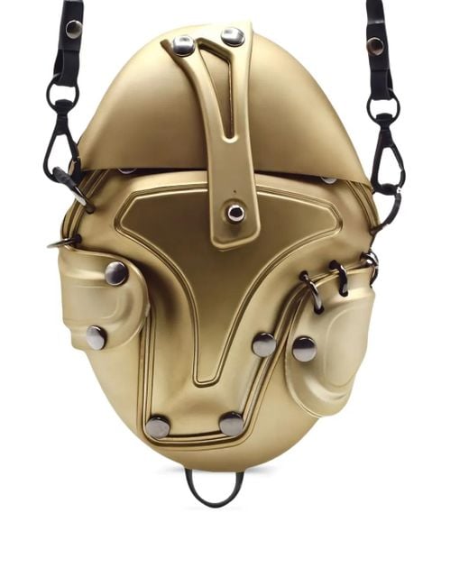 Innerraum Metallic Egg Studded Cross Body Bag