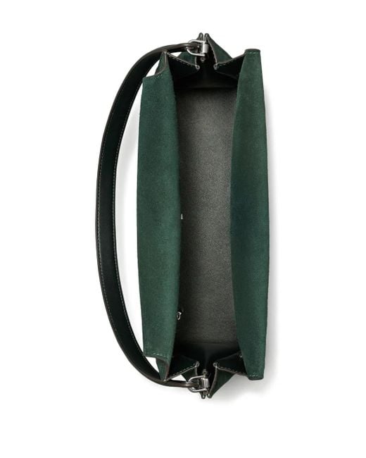 Tory Burch Green Large Lee Radziwill Shoulder Bag