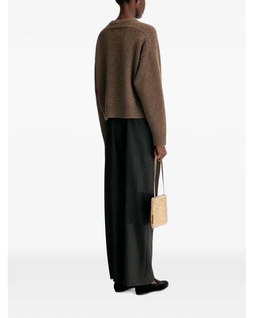 Loulou de Saison Brown Breha Crew-Neck Sweater