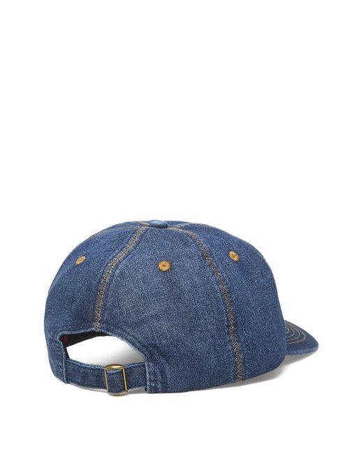 Pleasures Blue Zig Zag Denim Cap