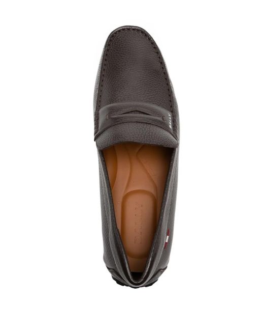 Bally Pilot Driver Loafer in Gray für Herren