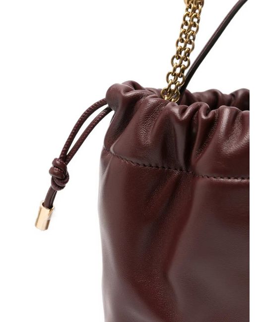 Chloé Brown Icons Charms Chain-Strap Shoulder Bag