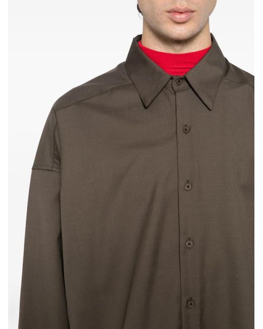 Entire studios Brown Long-Sleeved Shirt for men