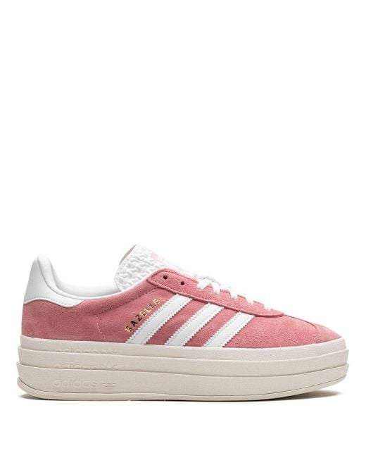 Adidas Gazelle Bold Sneakers Met Plateauzool in het Pink