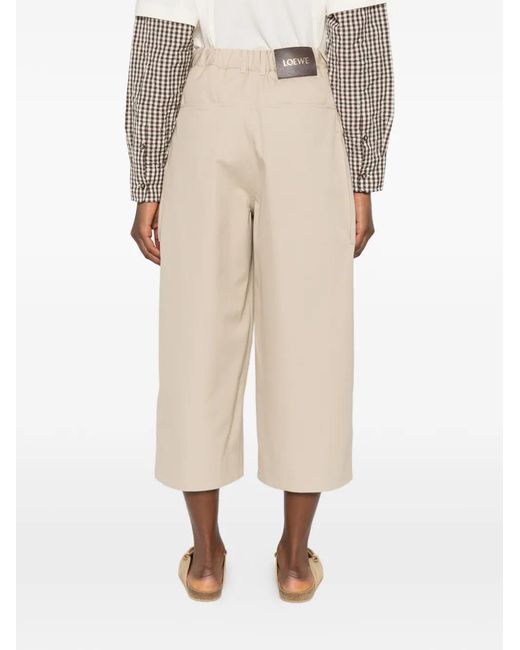 Loewe White Patch-Pocket Trousers