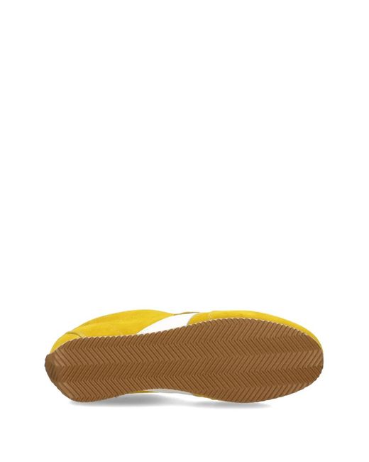 Philippe Model Yellow Lace-Up Fastening Sneakers for men
