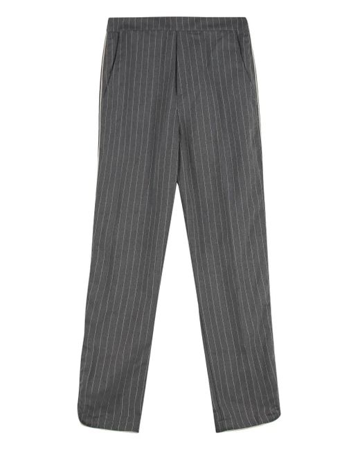 Rhude Broek Met Krijtstreep in het Gray voor heren
