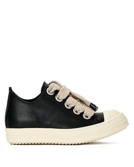 Rick Owens Jumbolace Low Sneakers Black