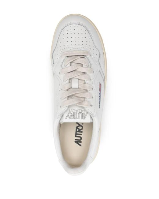 Autry White Platform Medist Sneakers