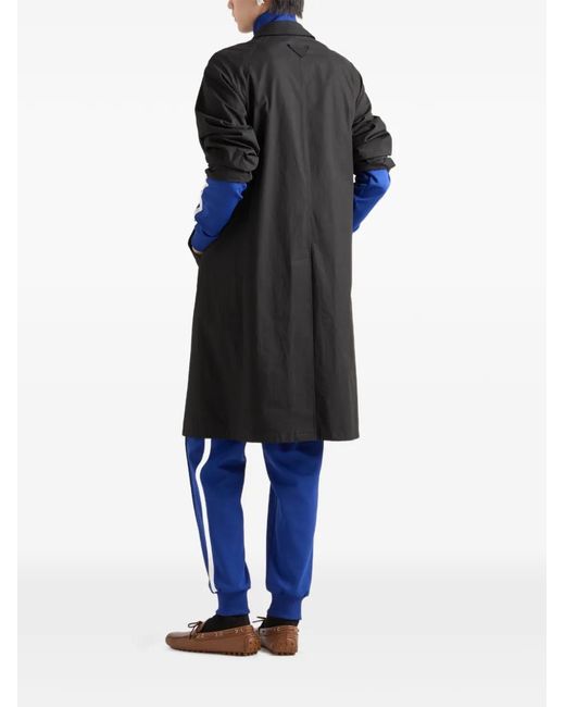 Prada Black Buttoned Coat for men