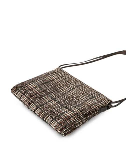 Pouch Impermeabile di Brunello Cucinelli in Gray