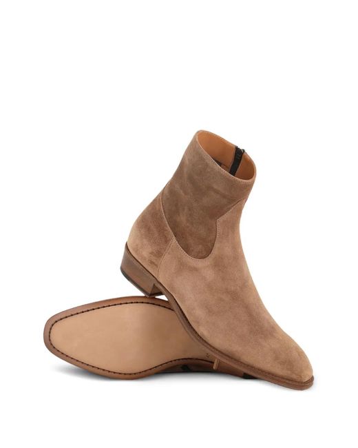 Alberto Fasciani Brown Jason Suede Ankle Boots for men