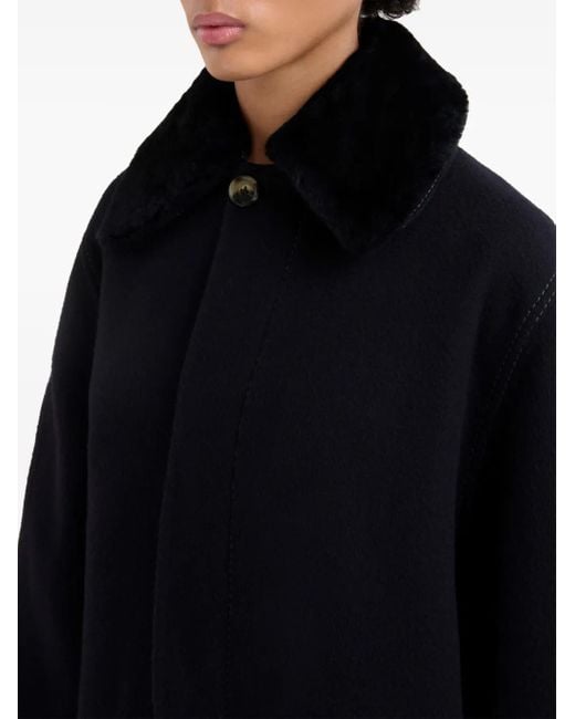 Marni Black Single-Breasted Coat