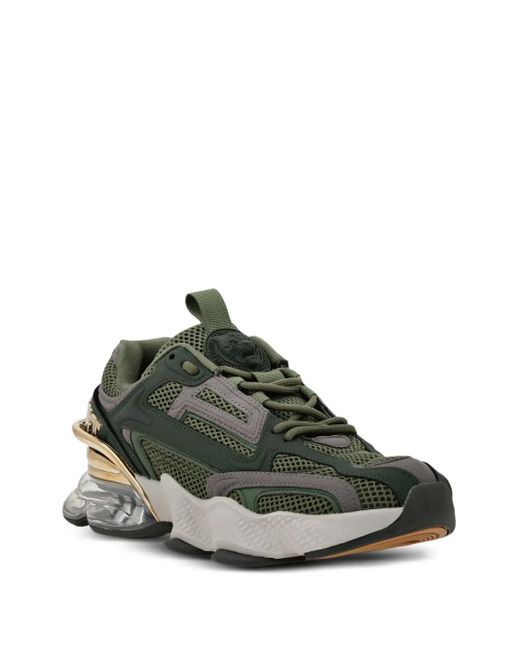 Philipp Plein Green Runner Ps Thunder Mix Sneakers