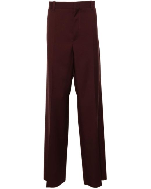 Pantalon de costume en laine Jil Sander pour homme en coloris Red