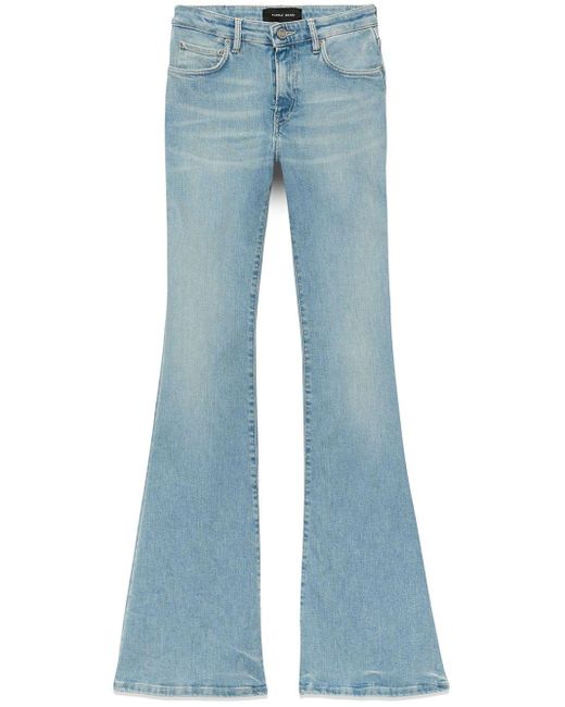 Purple Brand Blue Mid-rise Boot-cut Jeans