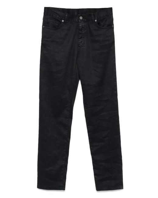 メンズ Zegna Logo-patch Trousers Blue