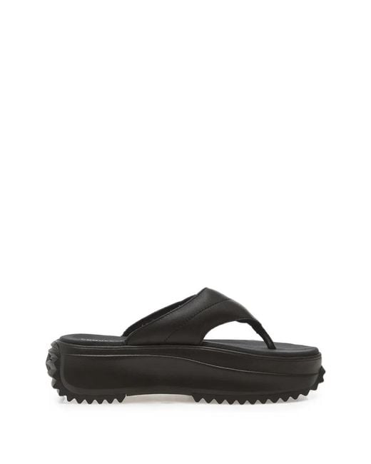 Converse Black Run Star Platform Sandals
