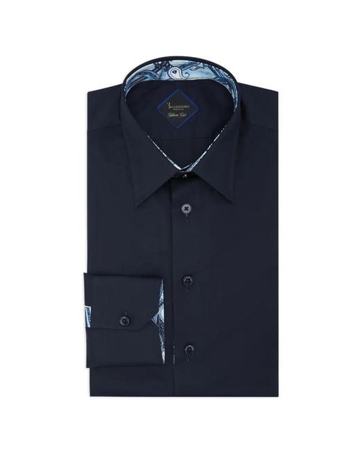 Billionaire Blue Chemise À Finitions À Motif for men