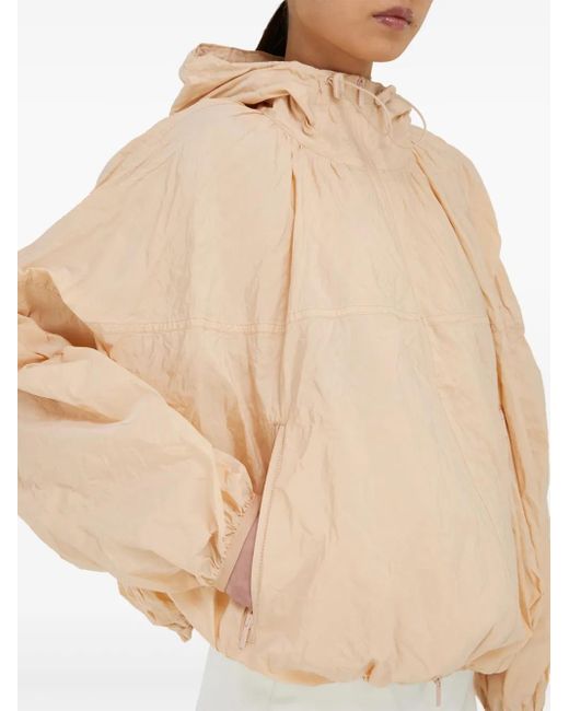Ferragamo Natural Cottoon Bomber Jacket