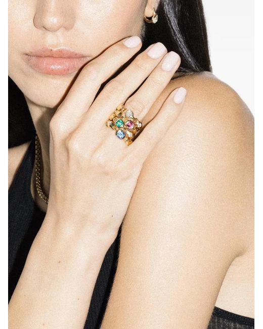 UNIFORM OBJECT Natural Supernova Multi-Stone Ring