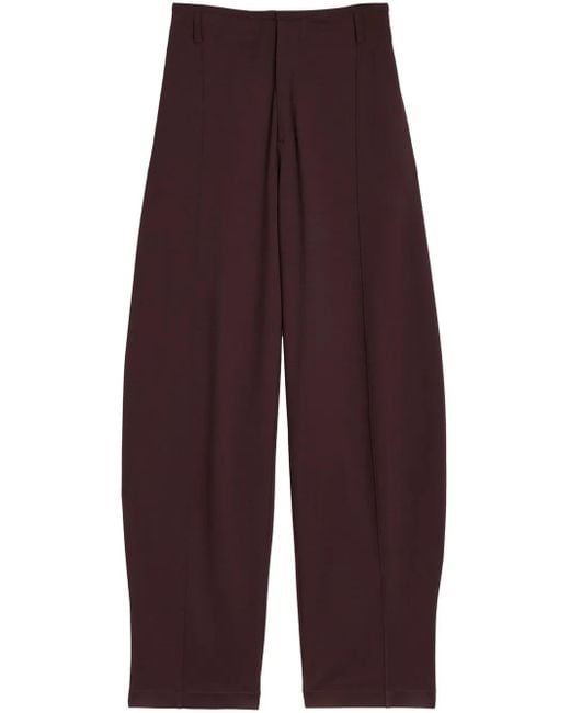 Pantaloni Con Cavallo Basso di Lemaire in Purple