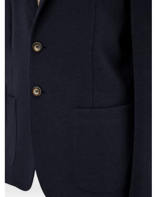 Blazer Resort Con Botones Herno de hombre de color Blue
