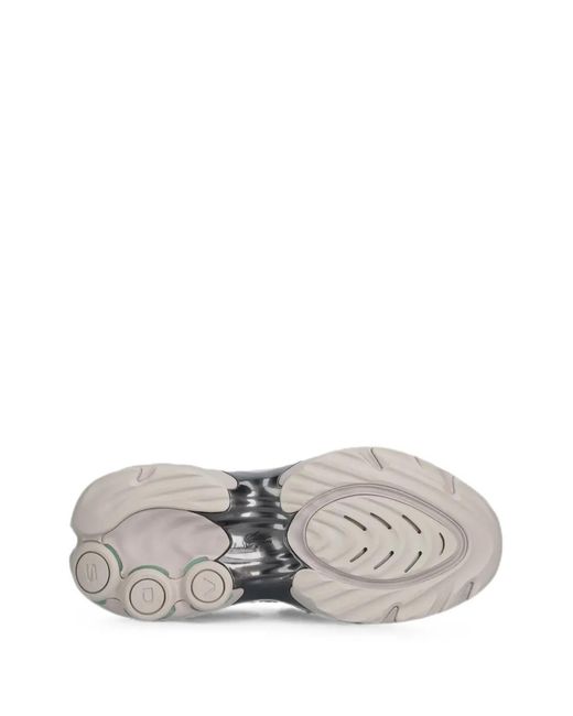 Lacoste White Mesh-Panel Chunky Sneakers