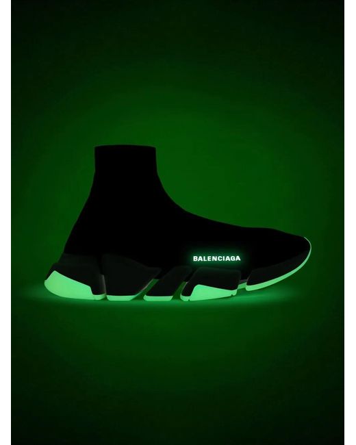 Balenciaga Black Speed 2.0 High-Top Sneakers for men