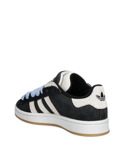 Adidas Black Campus 00S Suede 3-Stripe Sneakers