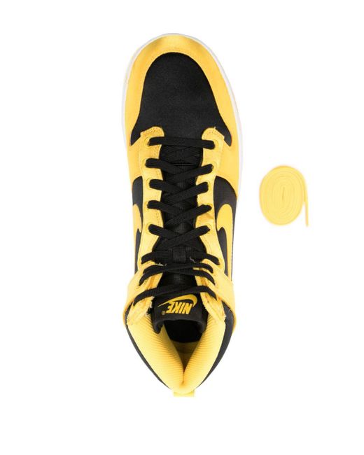 Nike dunks high yellow hot sale
