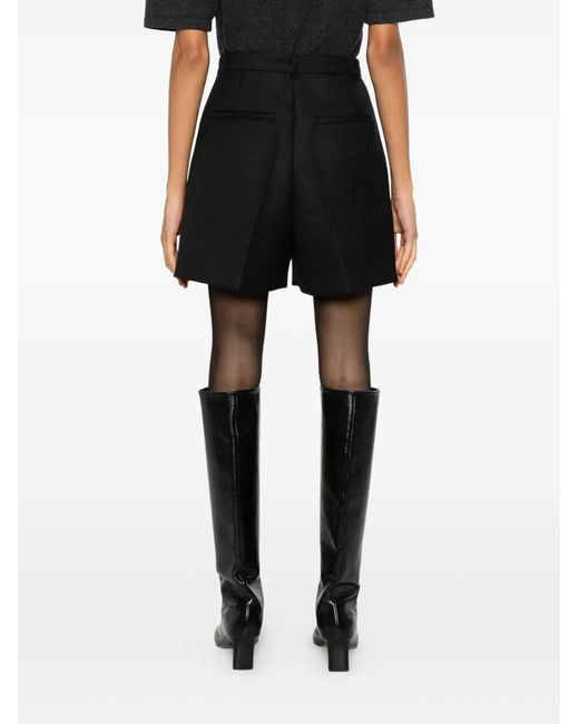 Herskind Geplooide Shorts in het Black